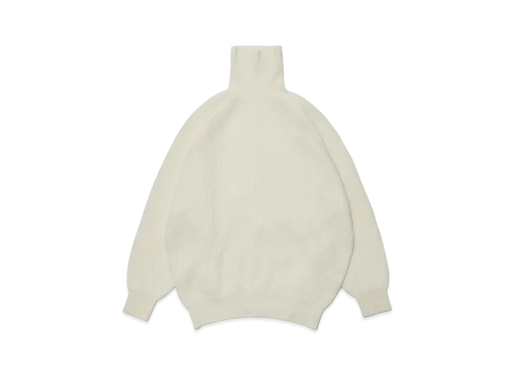 everyone Cashmere Turtleneck Sweater "White"