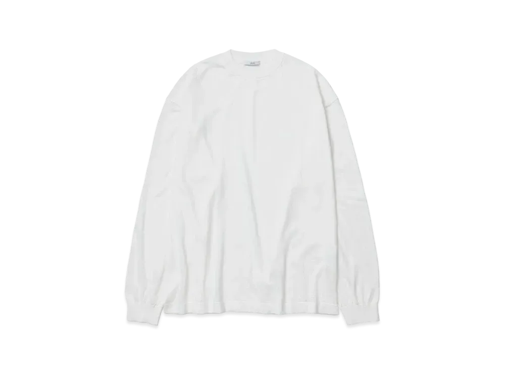 everyone L/S Daily Knit T-Shirt "White"