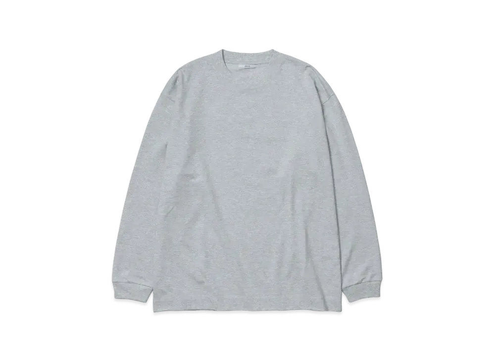 everyone L/S Crew Neck Basic T-Shirt "Ash Gray Heather"