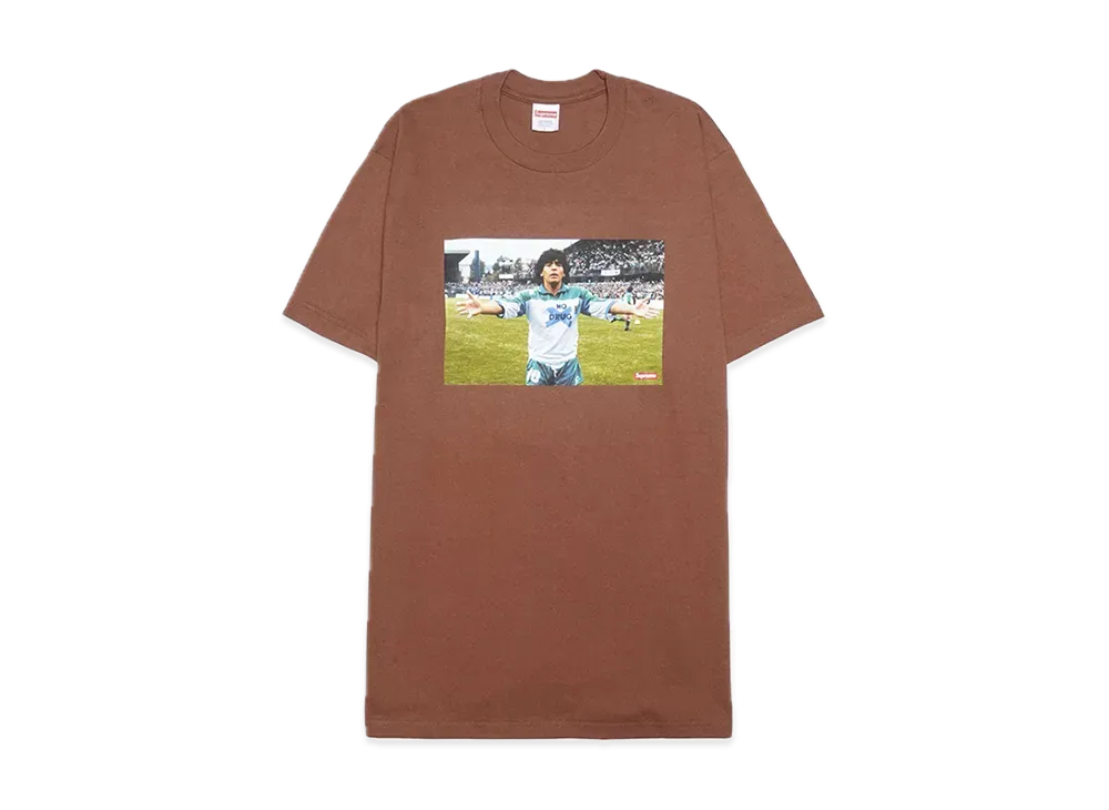 Supreme Maradona Tee "Brown"