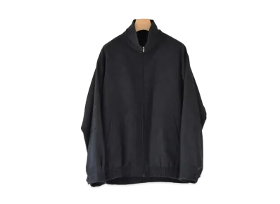 COMOLI Cashmere Track Jacket "Charcoal"