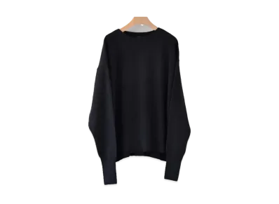 COMOLI Wool Japanese Paper Komori Knit "Charcoal"