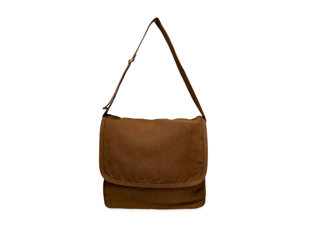 COMOLI Hemp Duck Shoulder Bag "Brown"