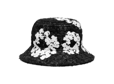 READYMADE x Denim Tears Cotton Wreath Tweed Bucket Hat "Black"