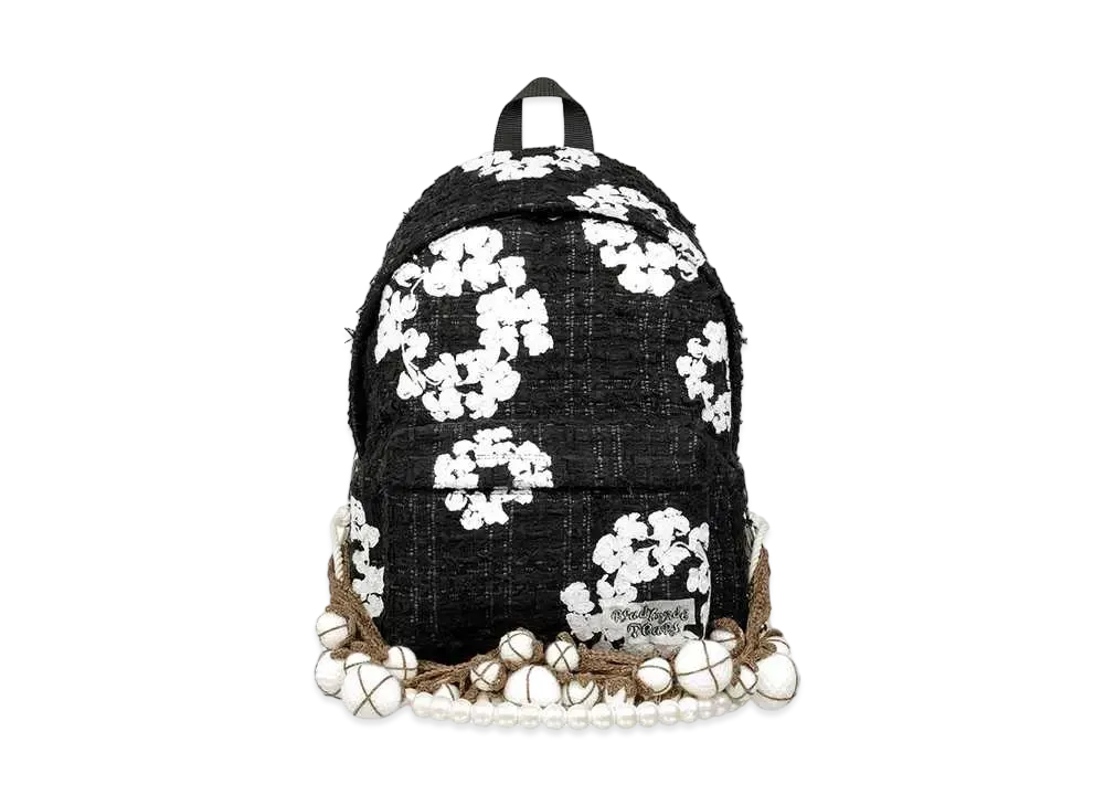 READYMADE x Denim Tears Tweed Backpack W.Chain "Black"