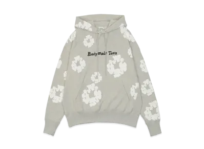 READYMADE x Denim Tears Cotton Wreath Hoodie "Grey/White"