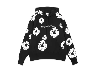READYMADE x Denim Tears Cotton Wreath Hoodie "Black/White"