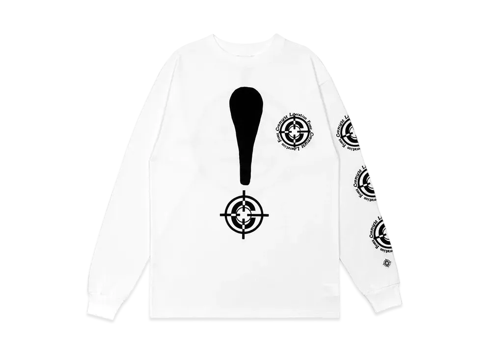 READYMADE Target L/S Tee "White"