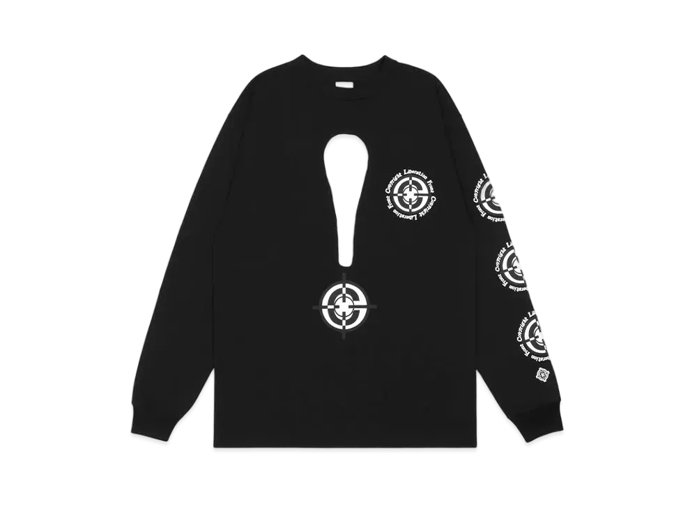 READYMADE Target L/S Tee "Black"