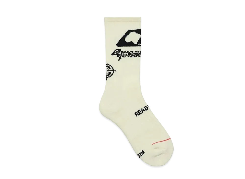 READYMADE CLF Socks "Ecru"