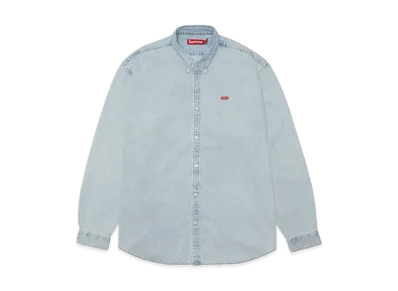 Supreme Small Box Shirt "Washed Blue" (24SS)
