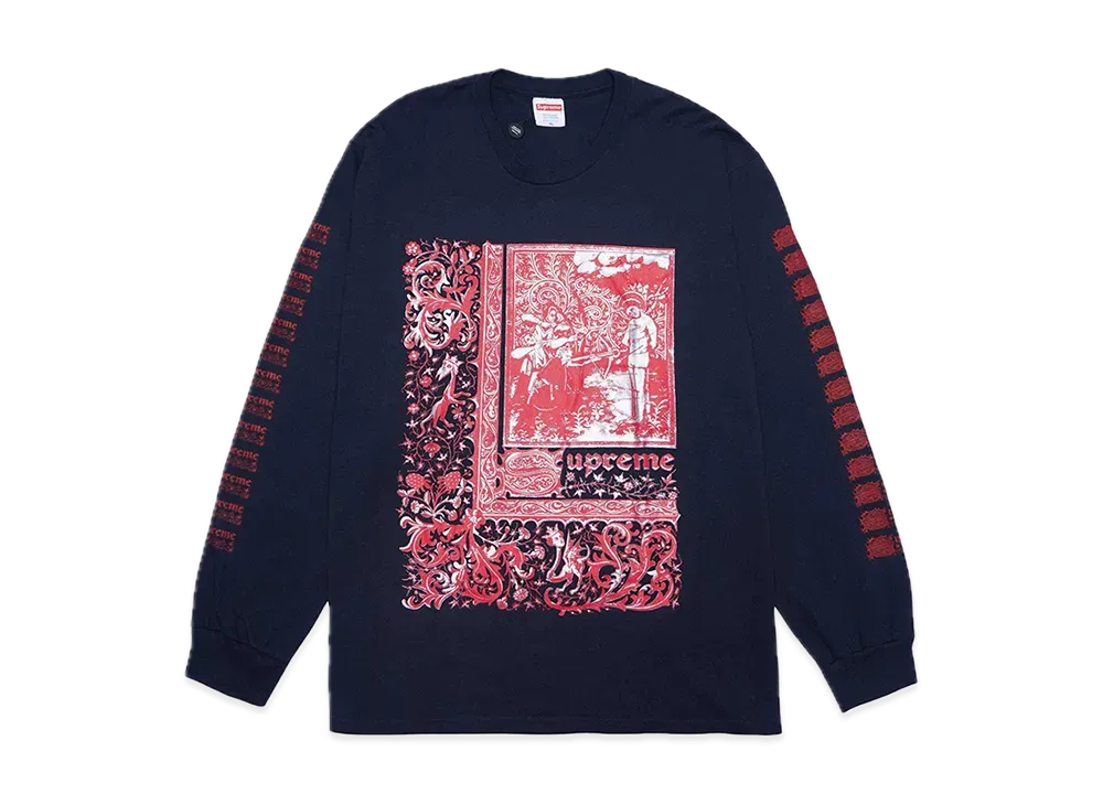 Supreme Saint Sebastian L/S Tee "Navy"
