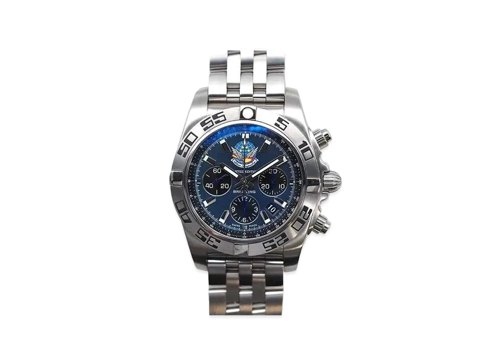 Breitling Chronomat 44 Blue Impulse Japan Exclusive 400 "Blue/Black/Stainless Steel"