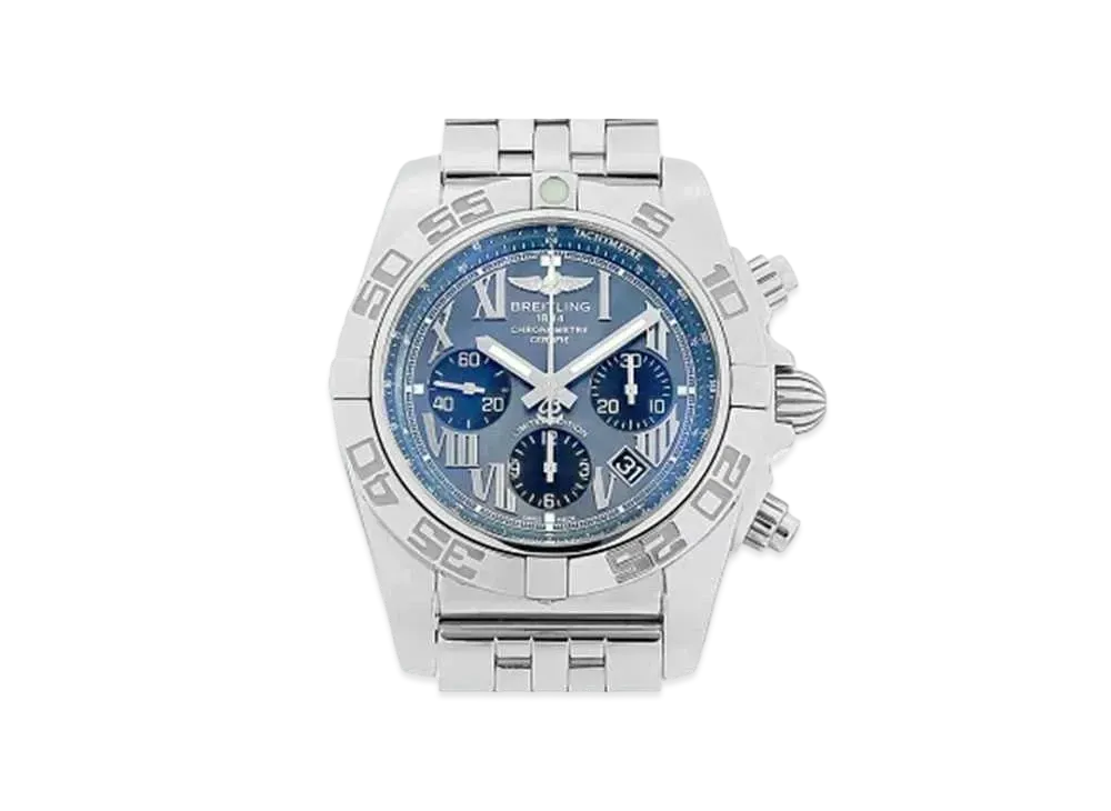Breitling Chronomat 44 Black Roman MOP Japan Exclusive 500 "Black Shell/Stainless Steel"