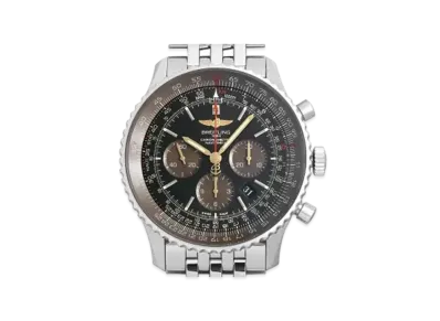 Breitling Navitimer 01 Limited World Exclusive 1000 "Black/Brown/Silver/Stainless Steel"