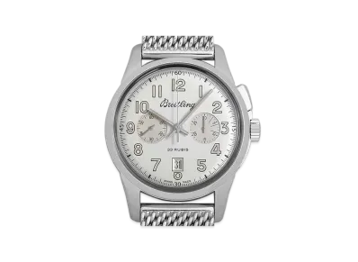 Breitling Transocean Chronograph 1915 Limited "Silver/Stainless Steel"