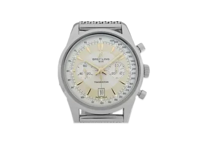 Breitling Transocean Chronograph World Exclusive 2000 "Mercury Silver/Stainless Steel"