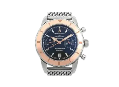 Breitling Superocean Heritage Chronograph 44 "Black/Rose Gold/Stainless Steel"