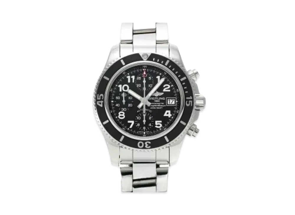 Breitling Superocean Chronograph 42 "Black/Stainless Steel"