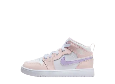 Nike PS Jordan 1 Mid ALT "Pink Wash/White/Violet Frost"