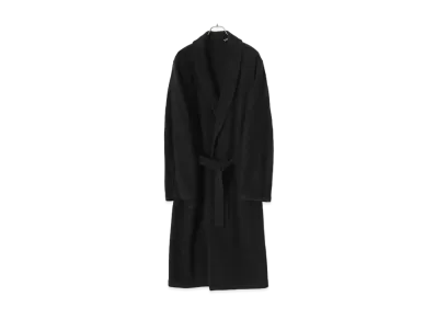 COMOLI Cashmere Robe Coat "Black"