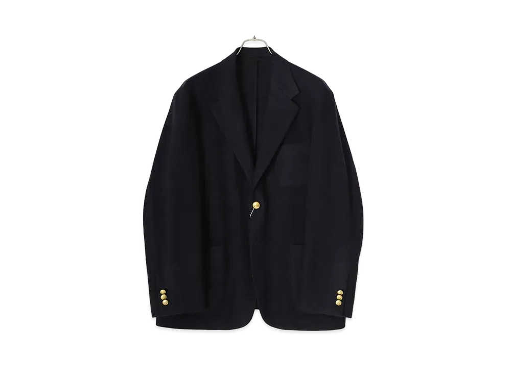 COMOLI Cashmere Navy Blazer "Navy"