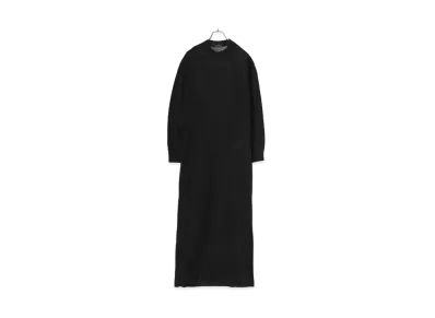 COMOLI Women's Black Knit Dress "Black"