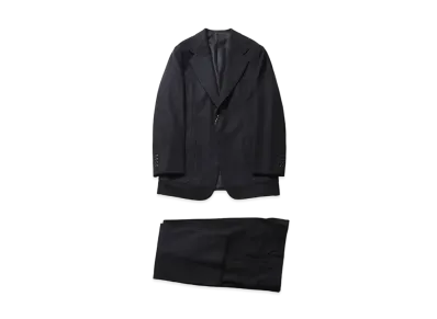 COMOLI FOX Flannel Suit "Navy"