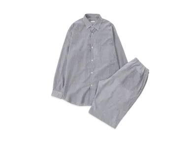 COMOLI KHADI Cotton Pajamas "Stripe"