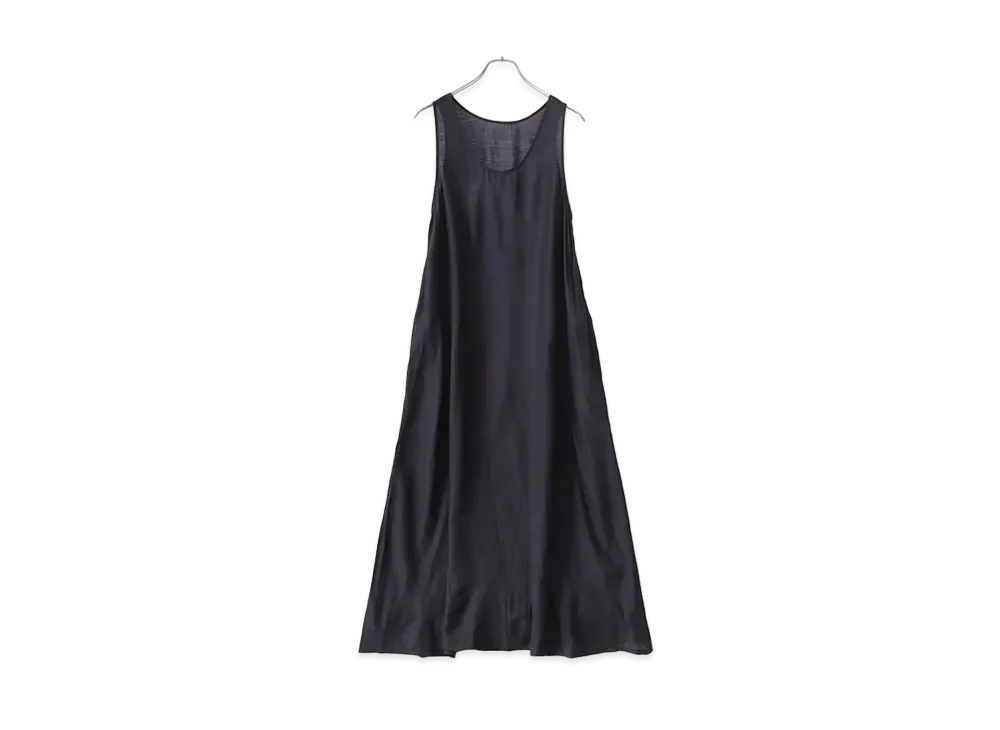 COMOLI Women's Wool Silk Sleeveless "Navy"