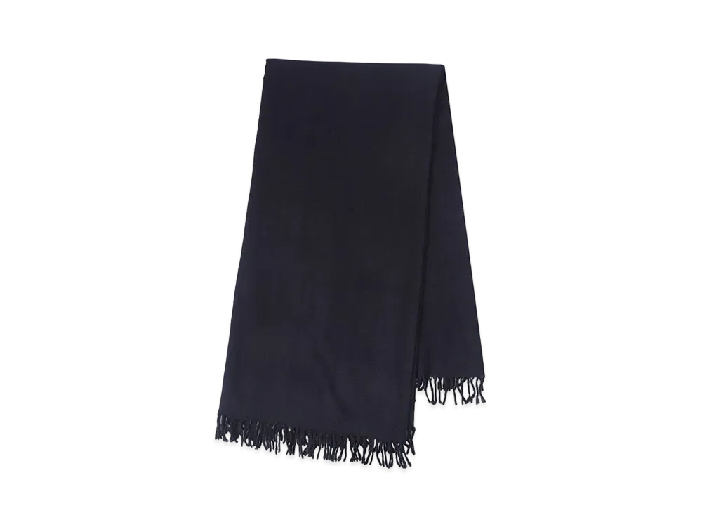 COMOLI Cashmere Stole "Navy"