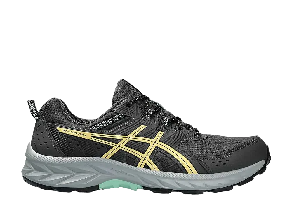 アシックス ゲルベンチャー9 エクストラワイド "グラファイトグレー/フェードイエロー"