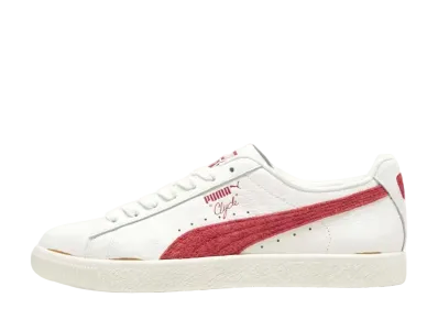 Puma Clyde Neverworn 3 "Puma White/Club Red"