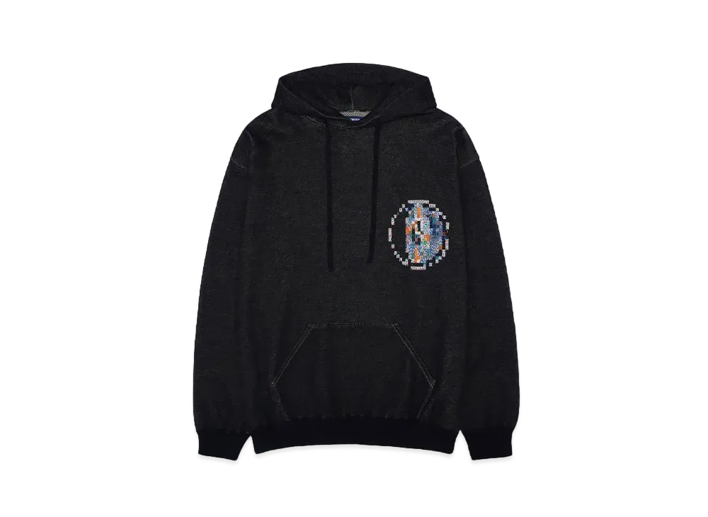 DUSTNATION ILIOS KNIT HOODIE "BLACK"