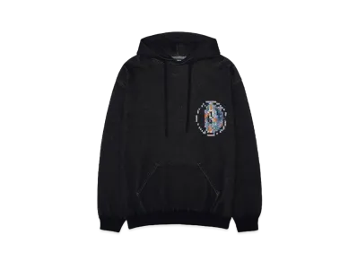 DUSTNATION ILIOS KNIT HOODIE "BLACK"
