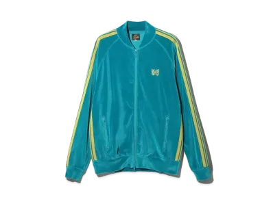 Needles RC Track Jacket - C/PE Velour "Blue"