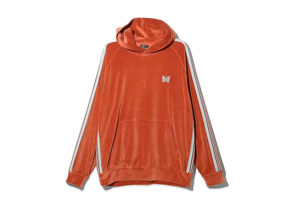 Needles Track Hoody - C/PE Velour "Orange"