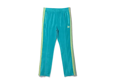 Needles Narrow Track Pant - C/PE Velour "Blue"