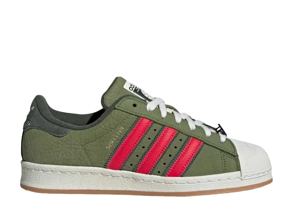 TMNT Teenage Mutant Ninja Turtles × adidas Shelltoe "Craft Green/Pantone/Shadow Green"