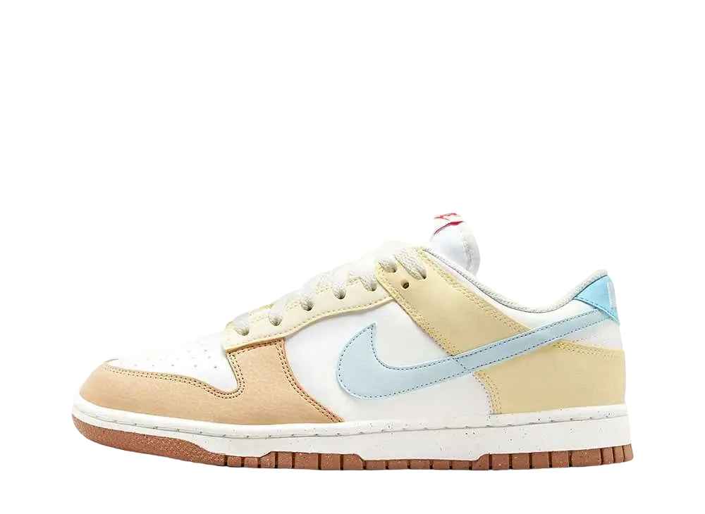 Nike Women's Dunk Low "Summit White/Aquarius Blue/Soft Yellow/Glacier Blue"