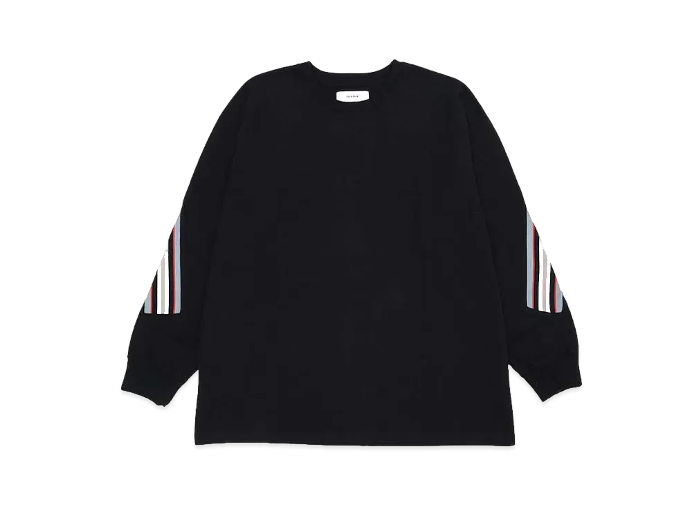 FACETASM RIB LONG SLEEVE TEE "BLACK"