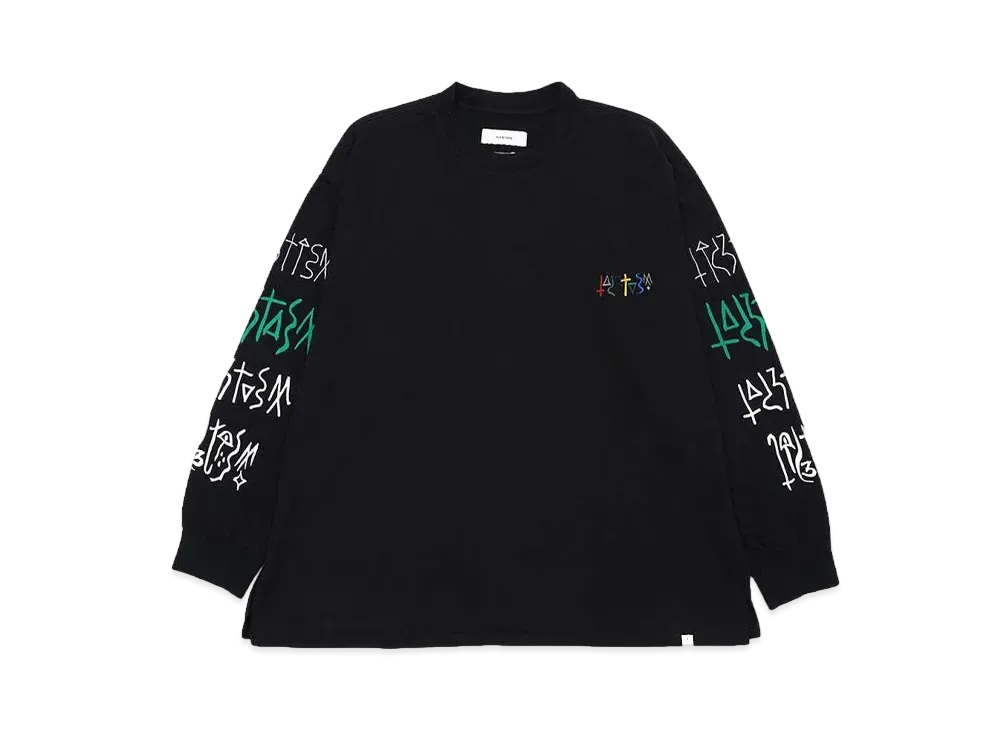 FACETASM GRAPHIC LONG SLEEVE TEE "BLACK"