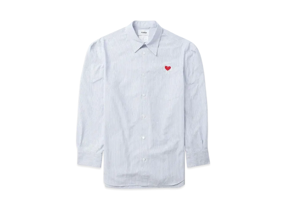 doublet Robot Shoulder Stripe Shirt "Blue White"