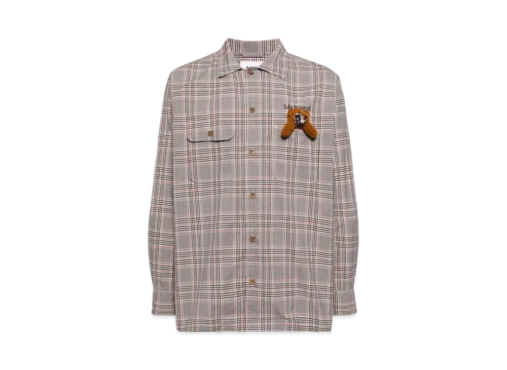 doublet With My Friend Check Shirt "Light Brown"