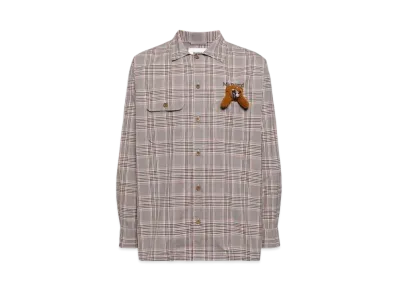 doublet With My Friend Check Shirt "Light Brown"