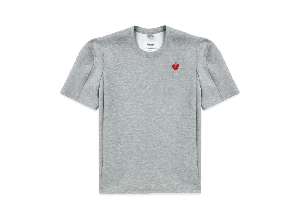 doublet Embroidery T-shirt "Heather Gray"