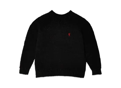 doublet Super Stretch Cropped Sweater "Black"