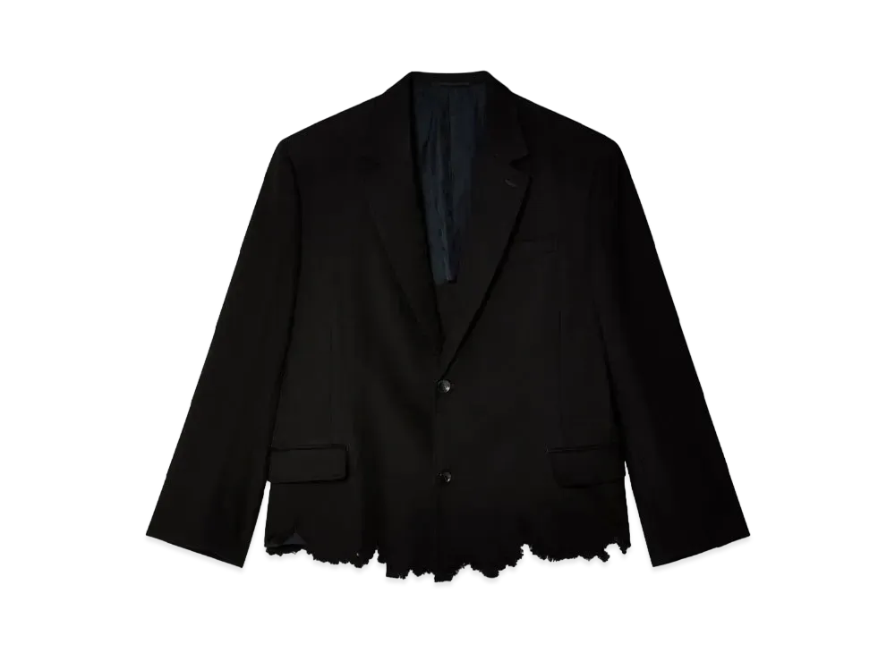 doublet Cut Off Jacket "Black"