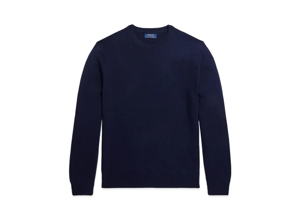Polo Ralph Lauren Washable Cashmere Crew Neck Sweater "Blue"