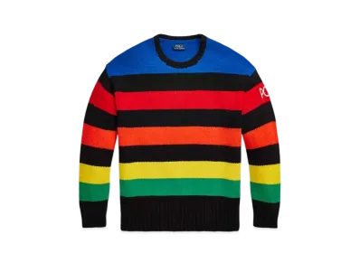 Polo Ralph Lauren Logo Striped Wool-Blend Sweater "Multi"